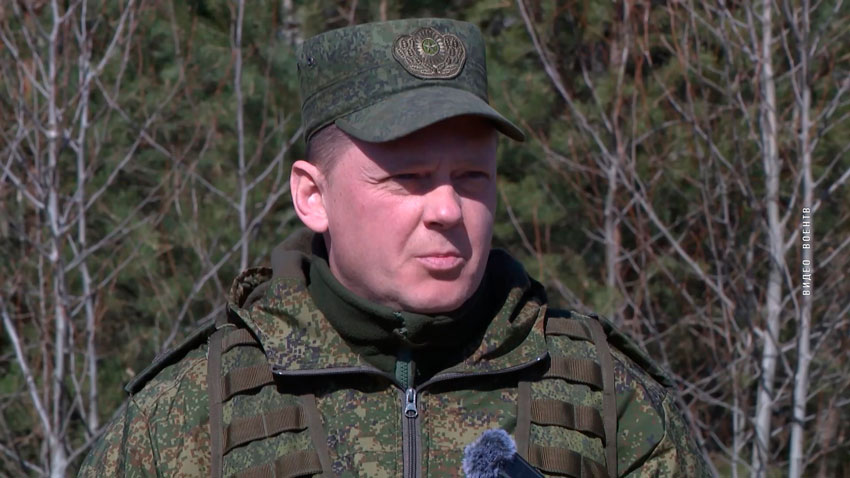 Вадим Суров, командующий войсками Западного оперативного командования Вооруженных Сил Беларуси