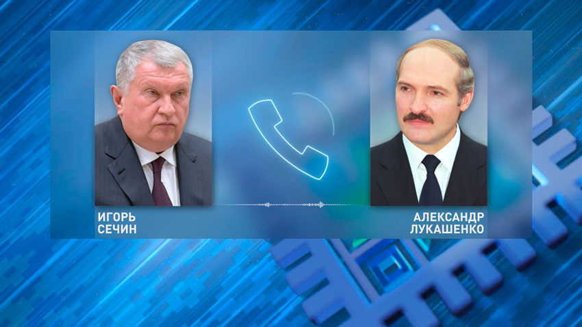 Лукашенко обсудил с Сечиным перспективы сотрудничества Беларуси с компанией «Роснефть»