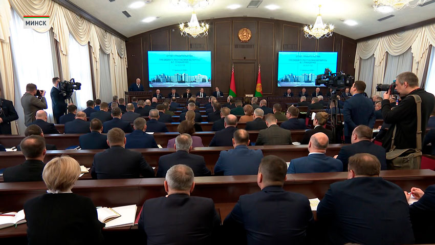 Лукашенко о качестве работы правительства: важна скорость реализации намеченных мероприятий и проектов