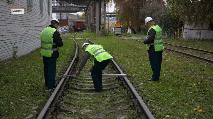 в Беларуси обследуют железнодорожные пути