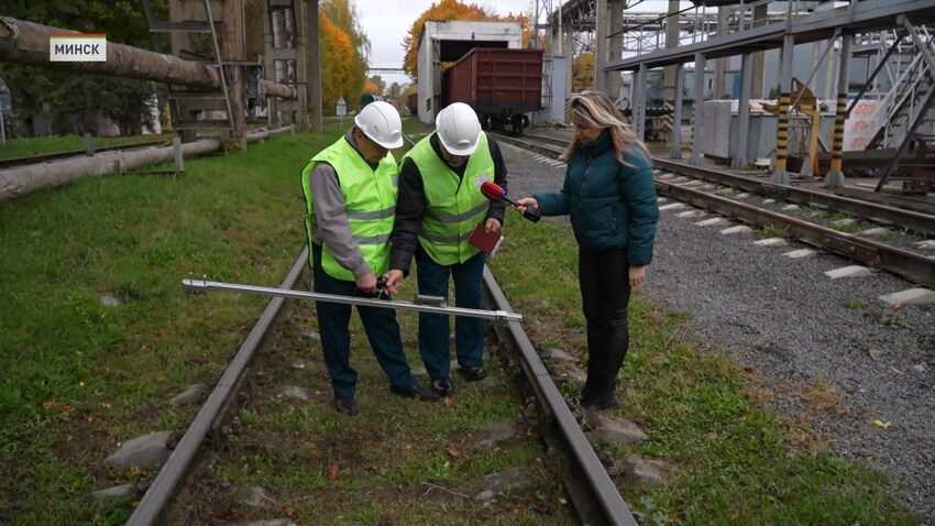 в Беларуси обследуют железнодорожные пути