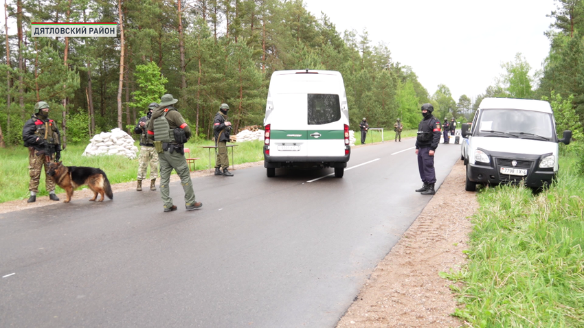В Гродненской области прошли учения по проверке готовности госорганов к реагированию на акты терроризма