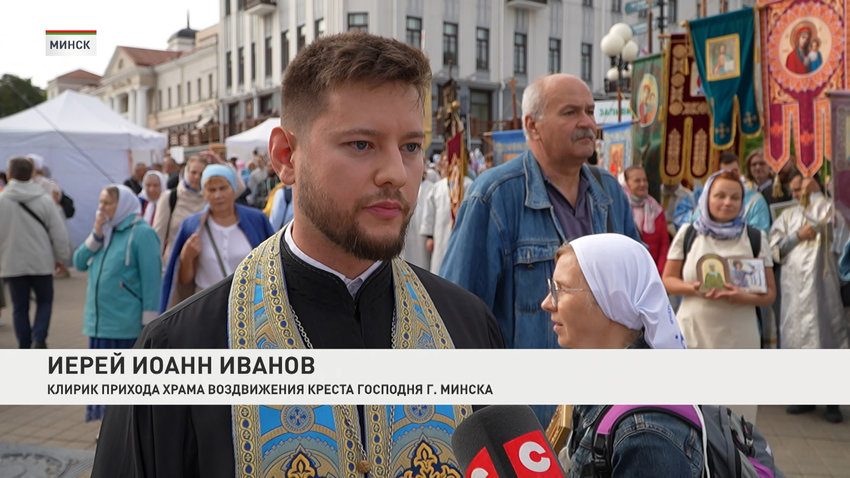 Иерей Иоанн Иванов, клирик прихода храма Воздвижения Креста Господня Минска