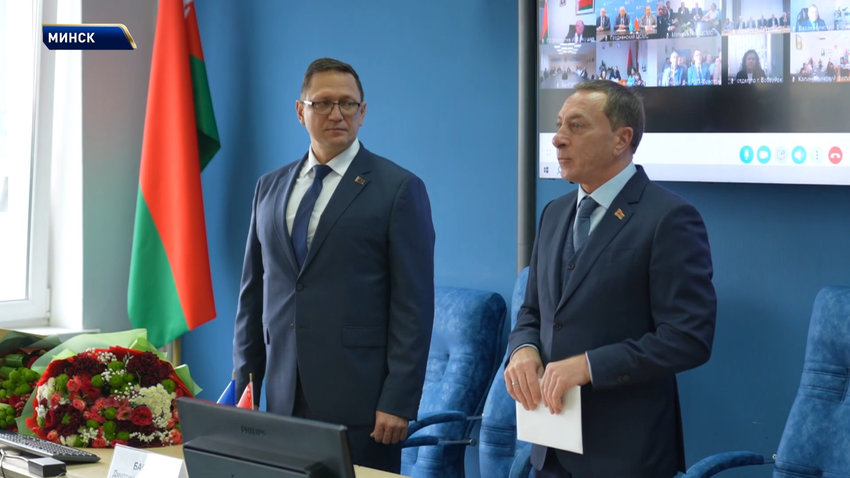 Снопков представил коллективу Госстандарта нового руководителя