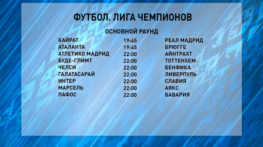 Расписание всех матчей. Две дуэли стартуют раньше остальных.