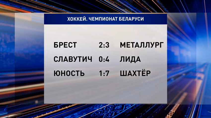 «Металлург» переиграл «Брест» в игре чемпионата Беларуси по хоккею