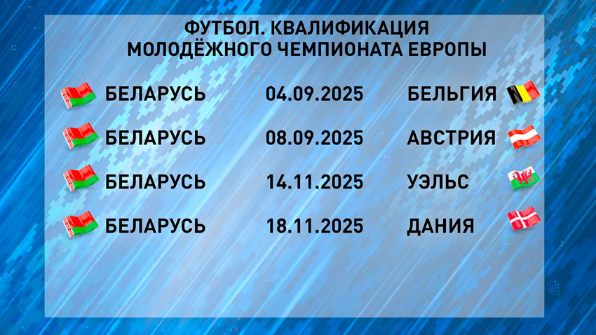 Стартуют подопечные Виталия Павлова 4 сентября 2025 года противостоянием с бельгийцами. Спустя 4 дня принимать австрийцев. В ноябре ожидает также 2 встречи. Где именно будут играть – пока неизвестно.