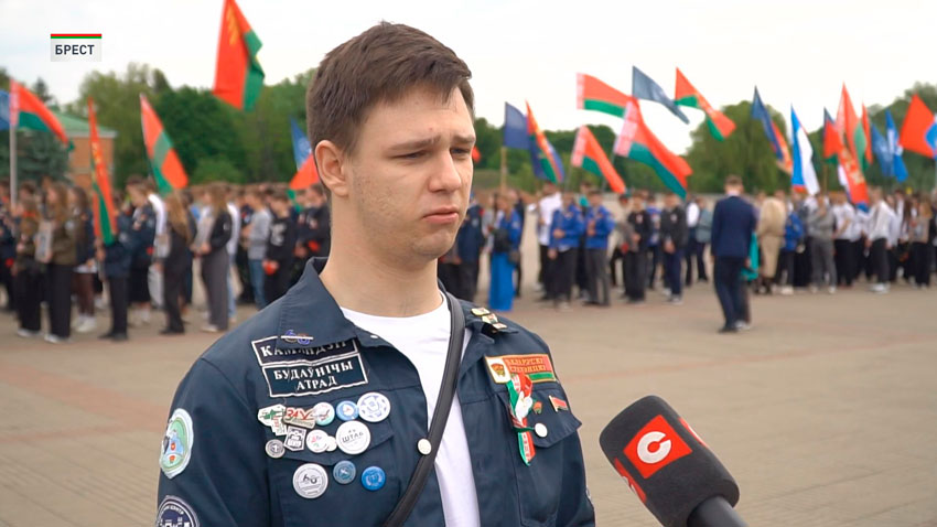 Юрий Демяник, командир строительного отряда «Спадчына» Брестского государственного технического университета