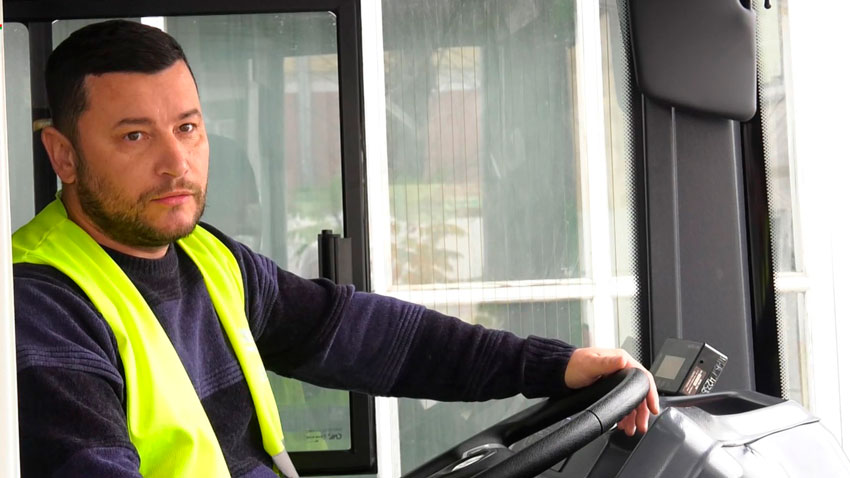 Александр Сизоненко, водитель троллейбуса