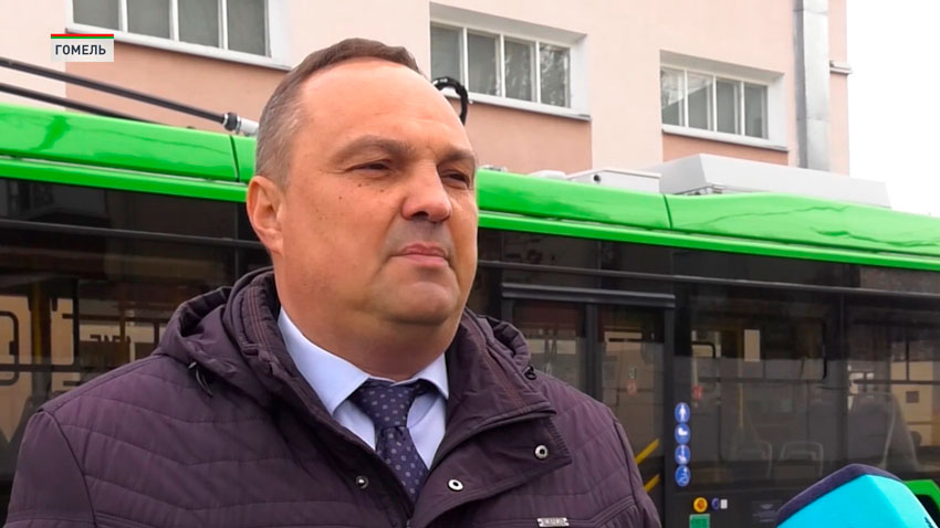 Александр Сакун, заместитель директора – главный инженер филиала «Горэлектротранспорт» предприятия «Гомельоблавтотранс»