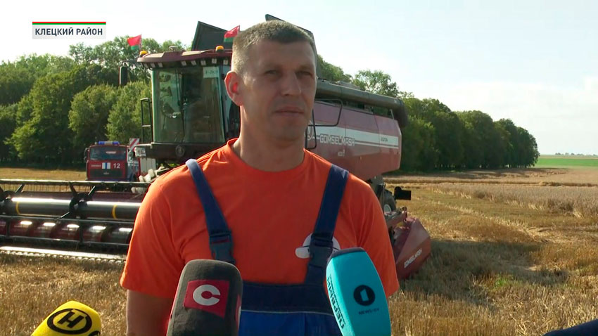 Павел Шутило, комбайнер ОАО «Кухчицы»