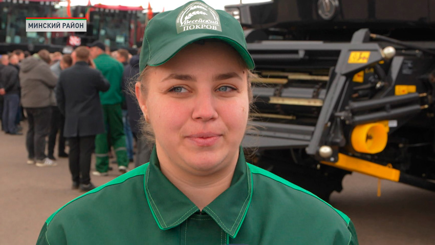 Марина Пенязь, механизатор сельхозпредприятия «Весейский Покров» (Слуцкий район)