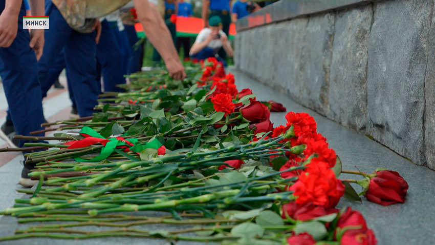 Белорусско-российский "Марш Победы" прибыл в Минск