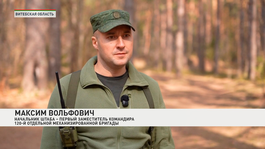 Максим Вольфович, начальник штаба бригады – первый заместитель командира 120-й отдельной механизированной бригады