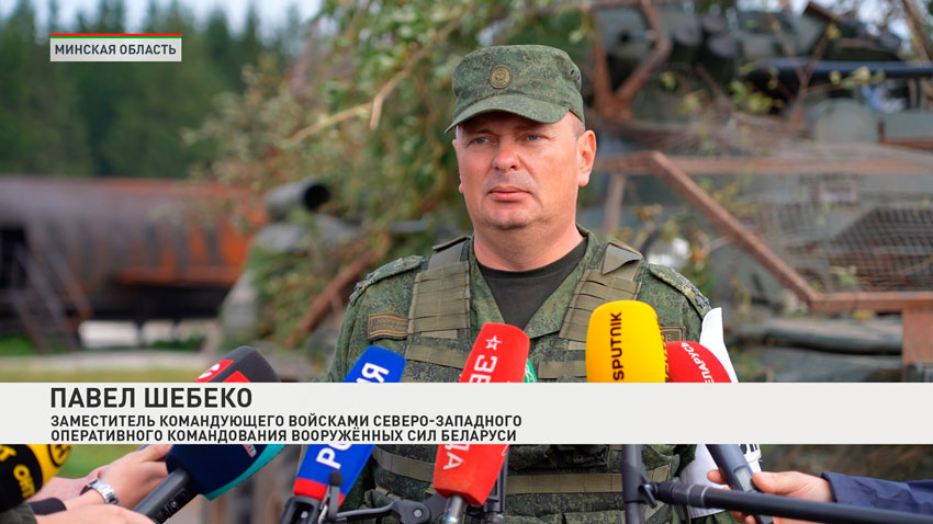 Павел Шебеко, заместитель командующего войсками Северо-Западного оперативного командования Вооруженных Сил Беларуси