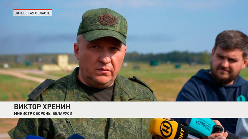 Виктор Хренин, министр обороны Беларуси