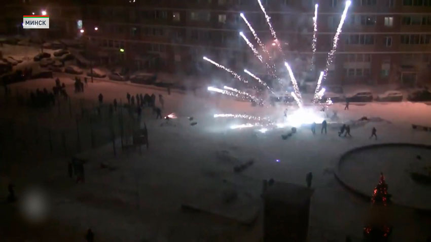 В Беларуси действует запрет на пиротехнику