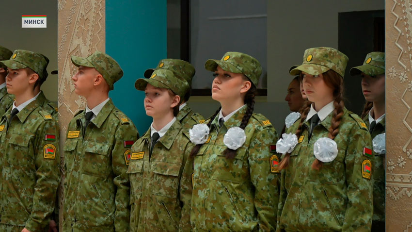 В Беларуси растет популярность военно-патриотических классов