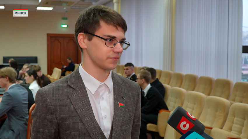 Алексей Дьякон, студент Белорусского государственного университета, участник молодежного проекта «Руководитель будущего»