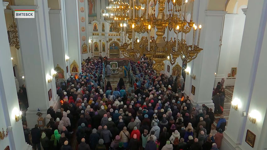 В Витебск прибыл Ковчег с частицей Пояса Пресвятой Богородицы