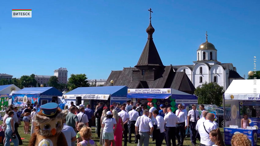 В Витебске проходит республиканская акция Министерства внутренних дел «За безопасность – вместе!»