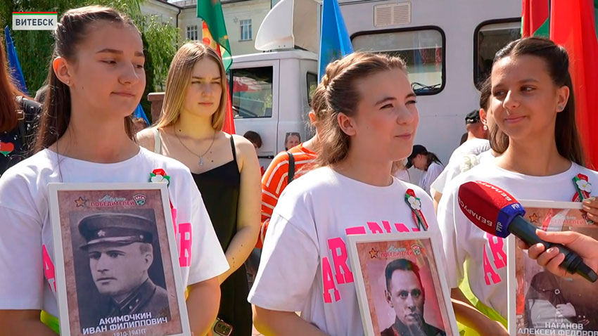 Мы должны помнить подвиги героев нашей страны, мы должны чтить это, потому что они подарили нам мирное небо над головой, и мы им очень благодарны. 