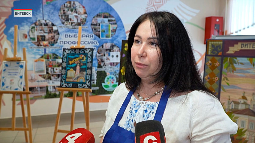 Оксана Зорина, член Белорусского союза мастеров народного творчества