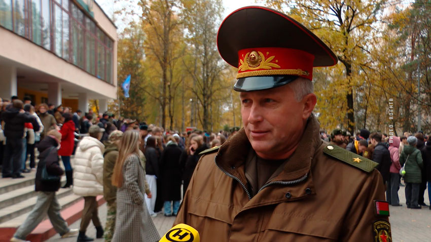 Виктор Лисовский, начальник Военной академии Республики Беларусь