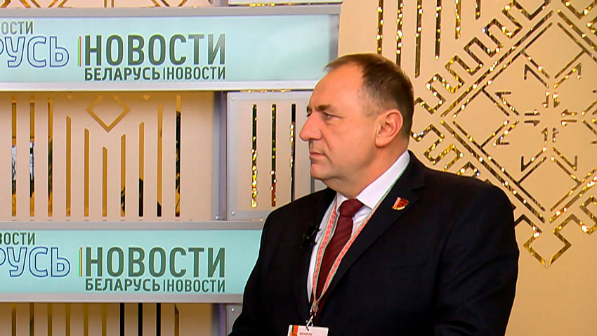 Сергей Бартош, делегат VII Всебелорусского народного собрания, председатель Шкловского районного исполнительного комитета