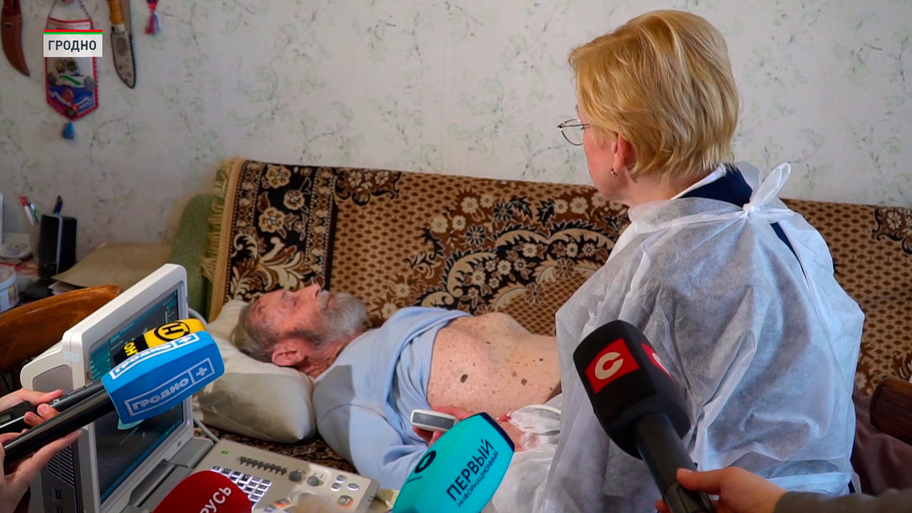 Гродненские медики проводят комплексное обследование ветеранов войны