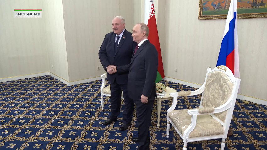 Александр Лукашенко и Владимир Путин