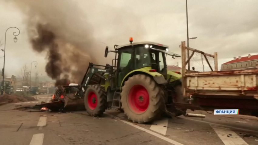 Европейские фермеры устроили массовые протесты в крупных городах ЕС