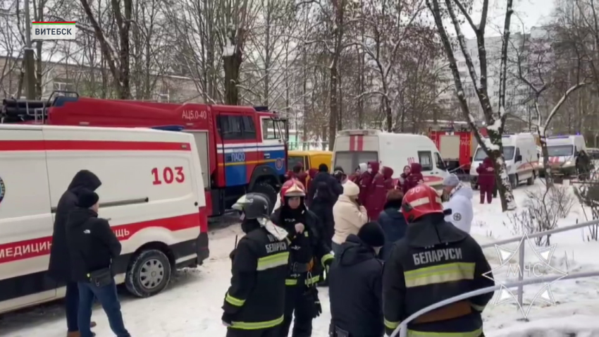 В Витебске в квартире многоэтажного дома просела плита – эвакуированы 34 человека
