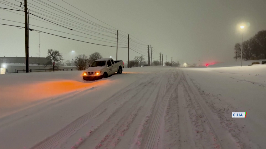 Снежная буря в США затронула более 200 млн человек