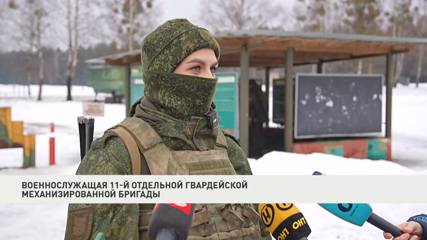 Военные 11-й отдельной мехбригады проходят проверку боеготовности