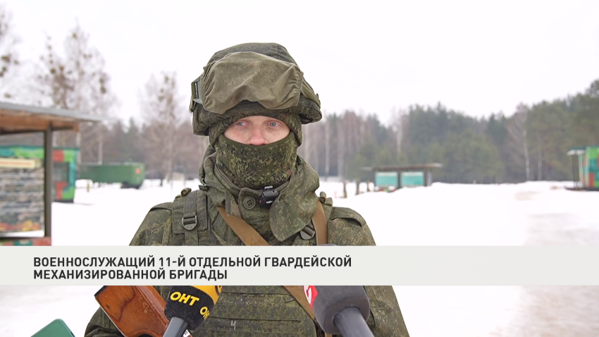 Военные 11-й отдельной мехбригады проходят проверку боеготовности