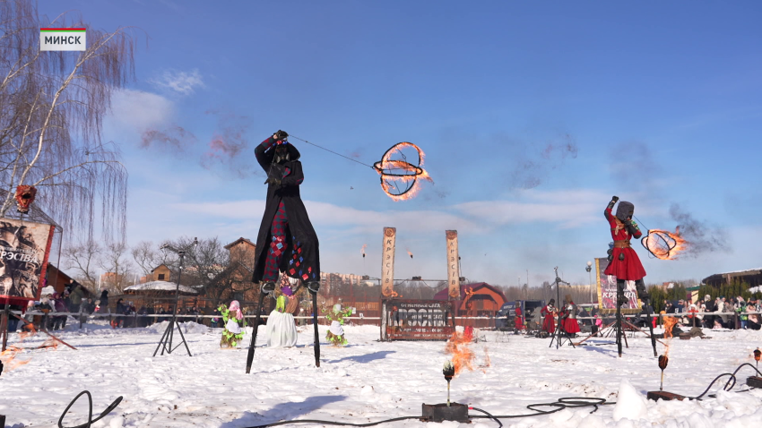 В Беларуси отмечают Масленицу