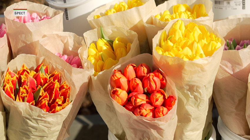 Узнали, как в Минске идет торговля цветами к 8 Марта 