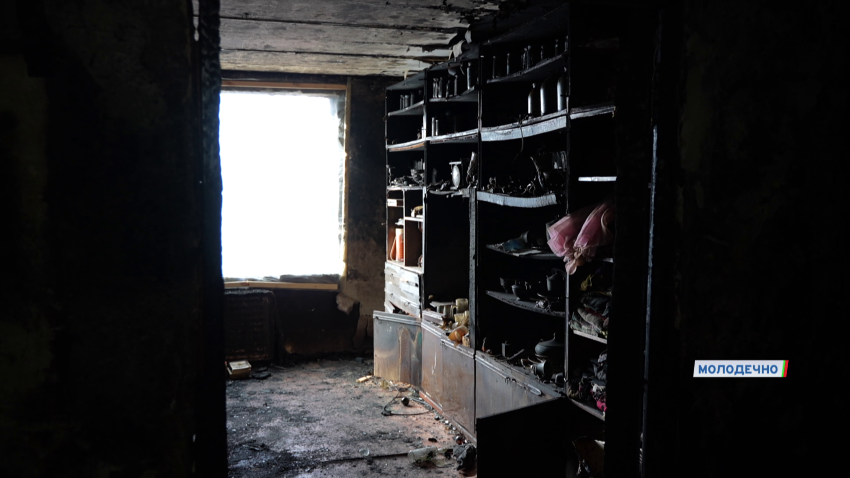 На пожаре в Молодечно погибли три человека
