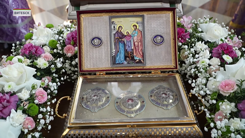 Ковчег с частицей Пояса Пресвятой Богородицы доставили в Витебск
