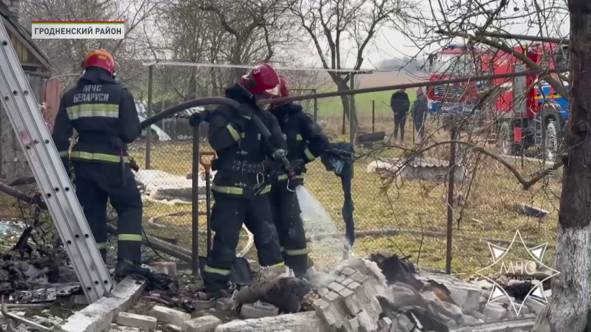 Следственный комитет проводит проверку по факту взрыва газа в жилом доме под Гродно