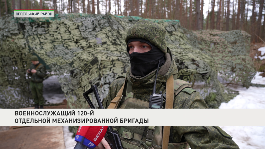 Военнослужащий 120-й отдельной механизированной бригады