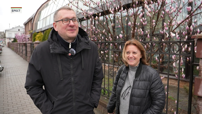 Магнолия распустилась в Беларуси на полмесяца раньше