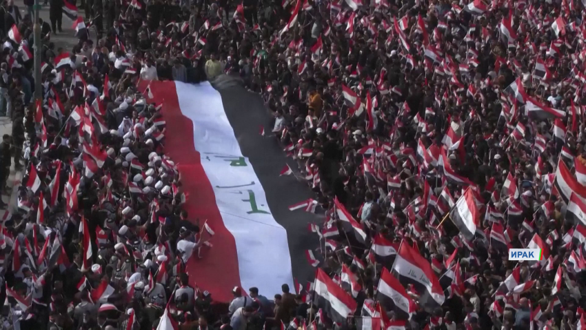 Тысячи иракцев вышли на митинг против ударов США и Израиля по Ирану