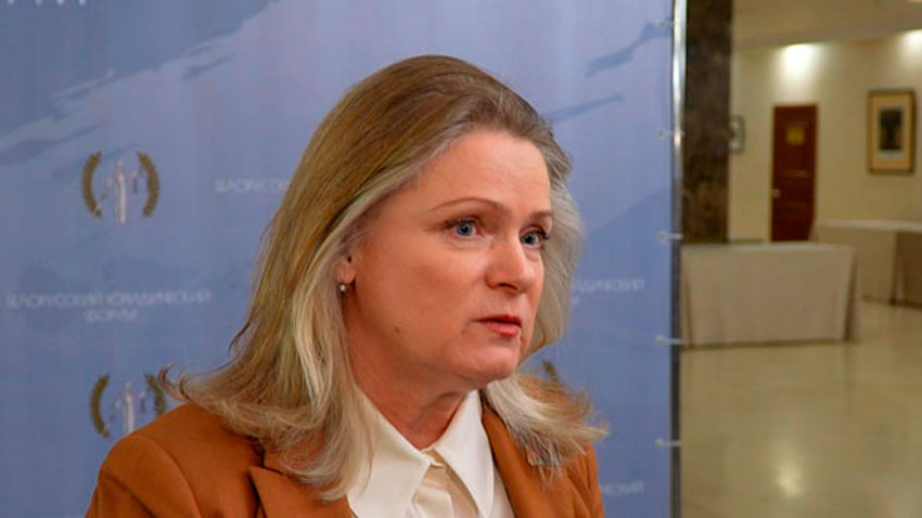 Наталья Карпович, заместитель председателя Конституционного Суда Беларуси