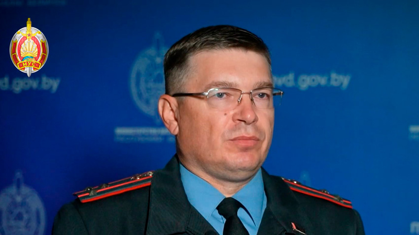Александр Близнюк, начальник отдела ГУОПП МВД Беларуси