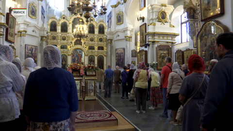 В День славянской письменности и культуры Свято-Духов кафедральный собор провел божественную литургию