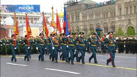 На параде в Москве в честь 79-й годовщины Победы присутствовал Александр Лукашенко