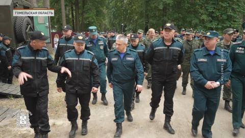 Двухдневная тренировка по обеспечению аварийно-спасательного отряда областного управления МЧС в военное время прошла в Гомеле