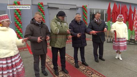 Цех по переработке автомобильных шин открыли в Чечерском районе